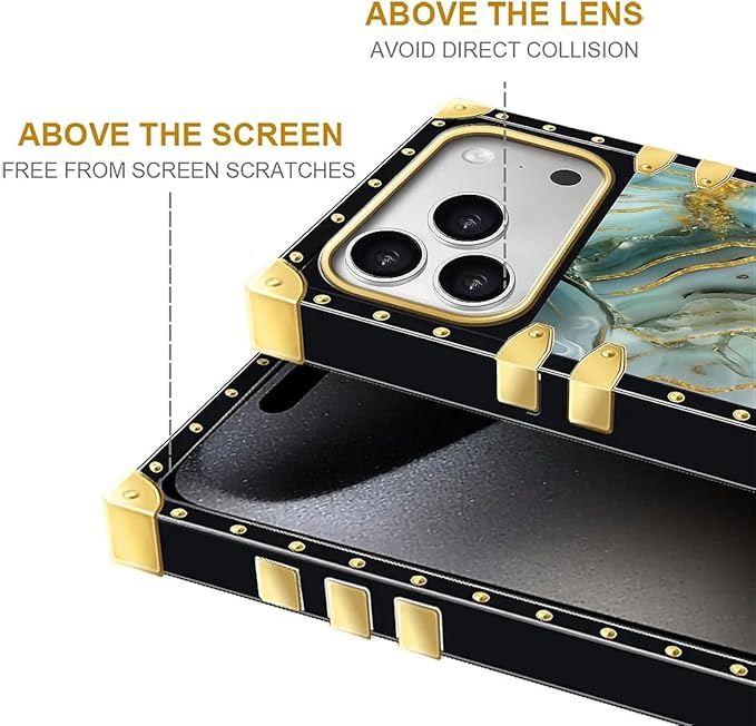 for iPhone 17 Pro Case Luxury Golden Decoration - Image 7