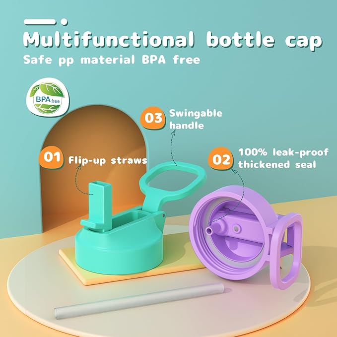 Kids Water Bottle, Stainless Steel Vacuum Insulated cup, Kids Water Bottle - Image 4