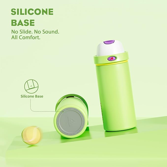 POWCAN 18 oz Insulated Water Bottle: 2-in-1 Push-Button Spout & Quick-Flip Straw - Image 6