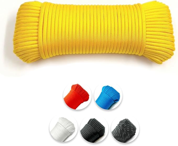 High Tensile Paracord Type III Parachute Cord Reflective Paracord Rope Tactical by GOLDENCOCK