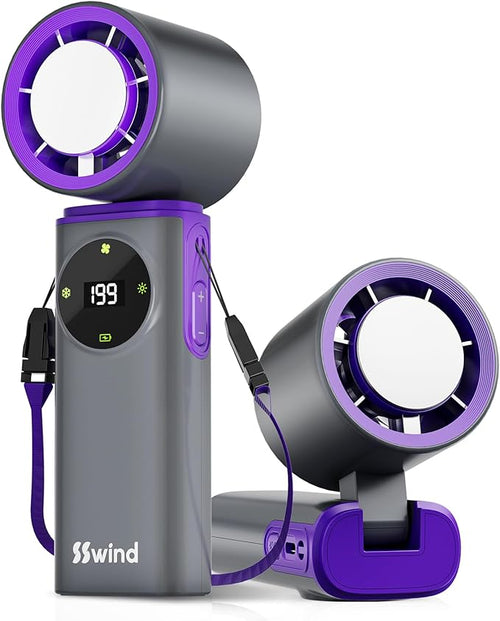 6000mAh Portable Handheld Fan by SSWind