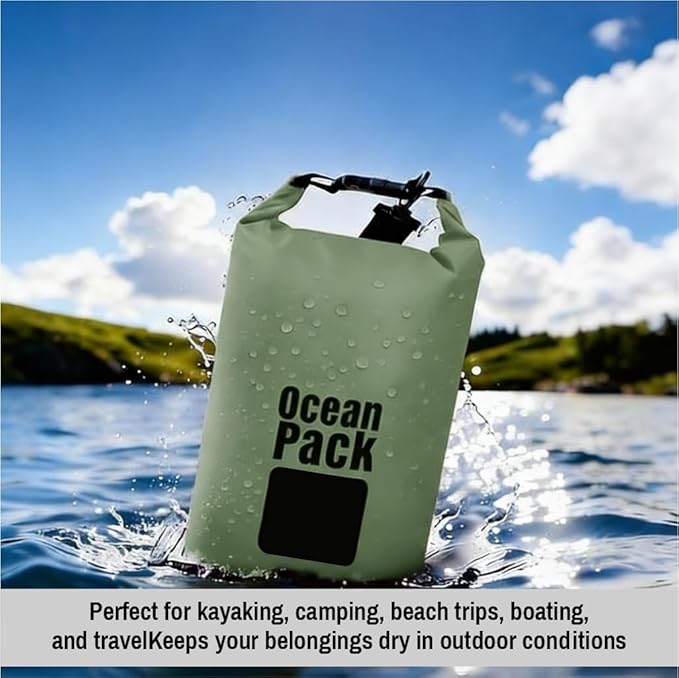 Waterproof Dry Bag Set of 3 – Roll Top PVC Dry Bags Waterproof - Image 4