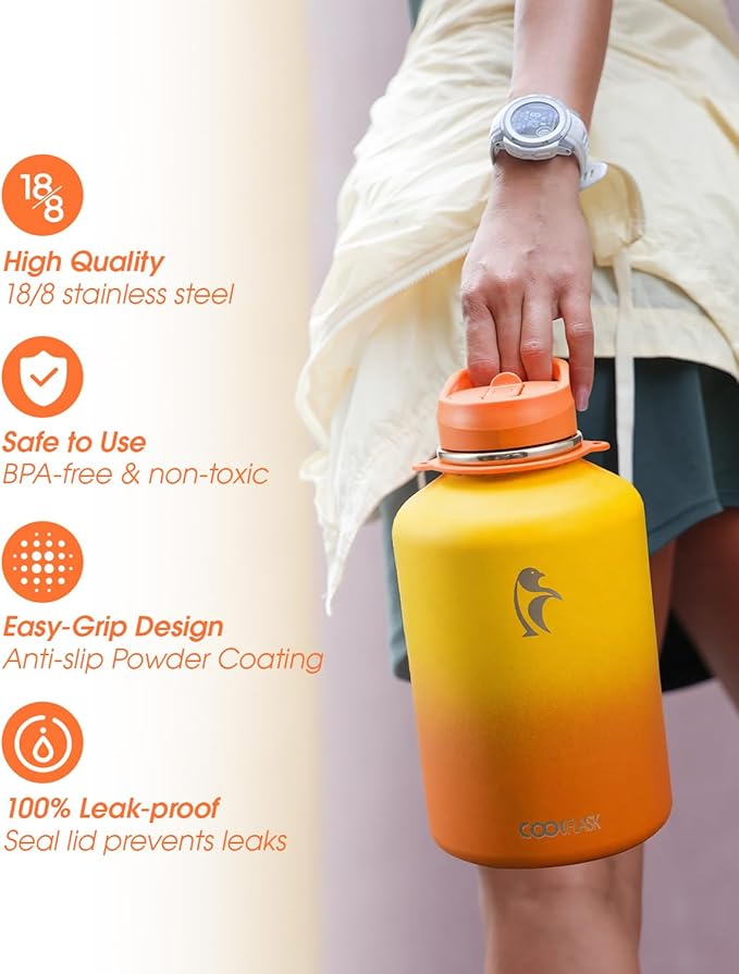 Coolflask Half Gallon Water Bottle - Image 5