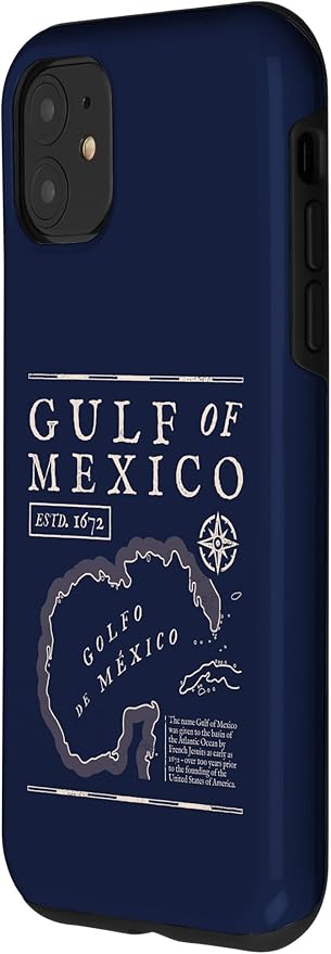 Gulf of Mexico 1672 Historic Map Case - Image 2