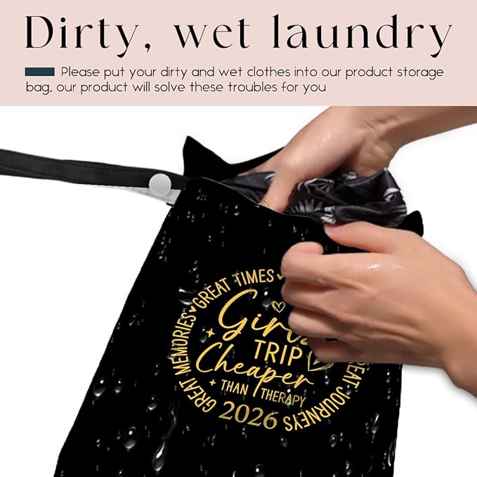 Girls Trip Gifts Wet Dry Bag, Beach Bag Wet Bag Favors, - Image 3