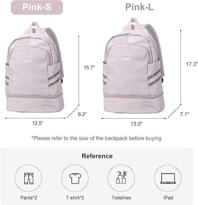 coofay Gym Backpack For Women Waterproof Backpack - Image 2