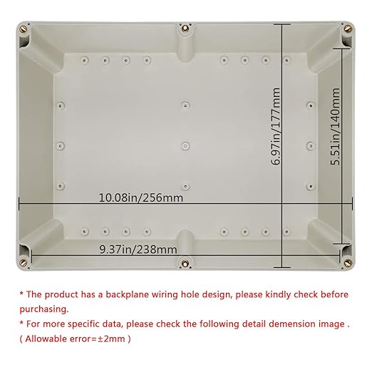 LeMotech ABS Plastic Junction Box Dustproof Waterproof IP65 Electrical - Image 5