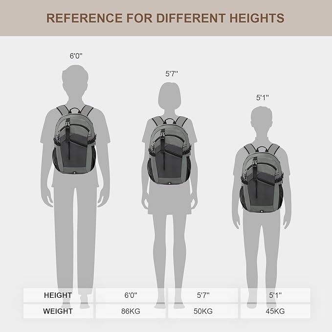 Small Hiking Backpack for Women Men 20L Lightweight Travel Backpack - Image 7