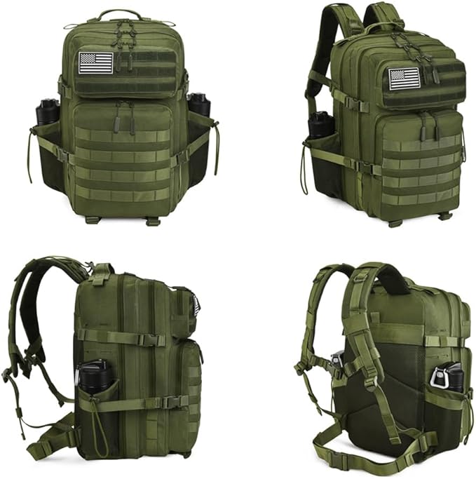 45L Tactical Backpack for Men Women, Military Assault Pack - Image 4