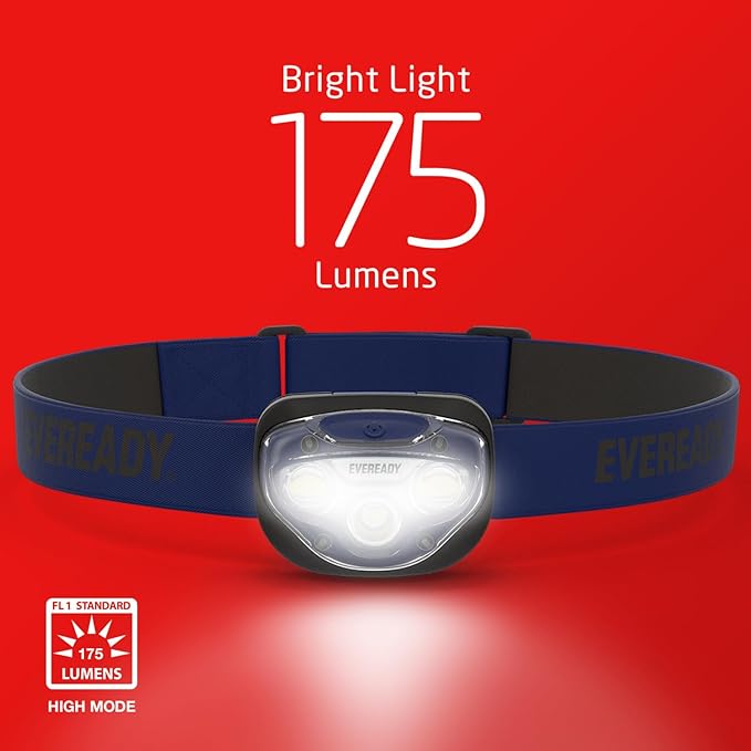 EVEREADY LED Headlamps Pro200, IPX4 Water Resistant, Bright and Durable Head - Image 2