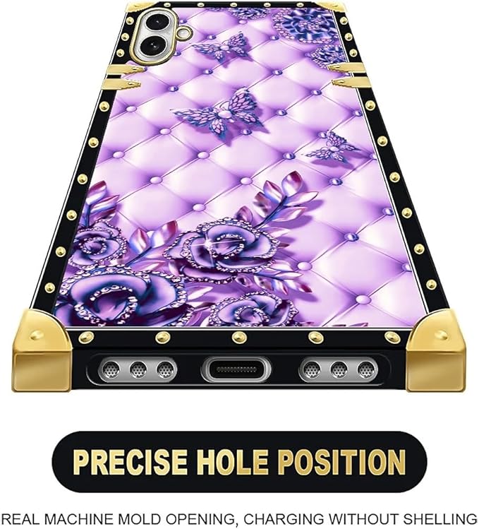 for iPhone 17 Case Luxury Golden Decoration - Image 5