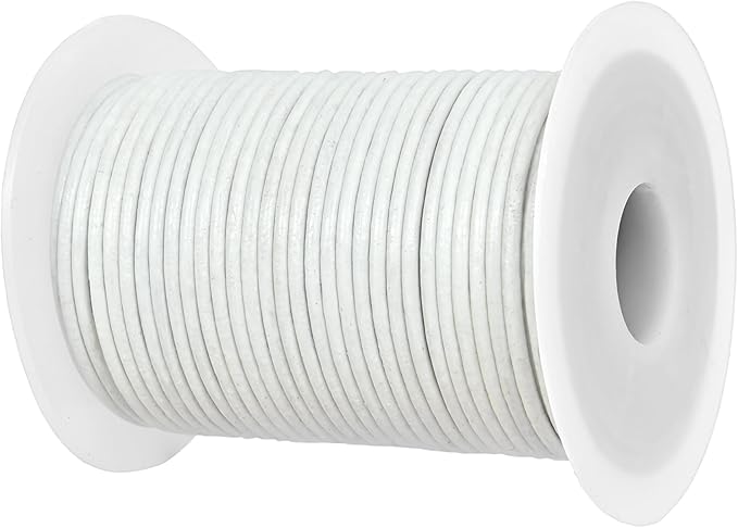 GENIQUE Real/Genuine Round Leather String Cord by GENIQUE
