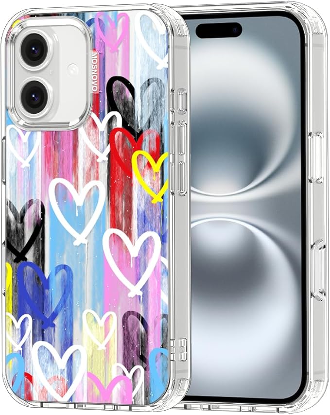 MOSNOVO for iPhone 16 Plus Case, Shockproof Military-Grade Protection 6.6ft by Mosnovo