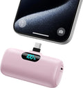 Mini Portable Charger USB C Power Bank, Upgraded 5000mAh PD Fast Charging by HETP