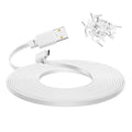 30 ft Extension Cable for WYZE Cam Pan V3, 90 Degree Micro to USB Power Cord by YEAOI