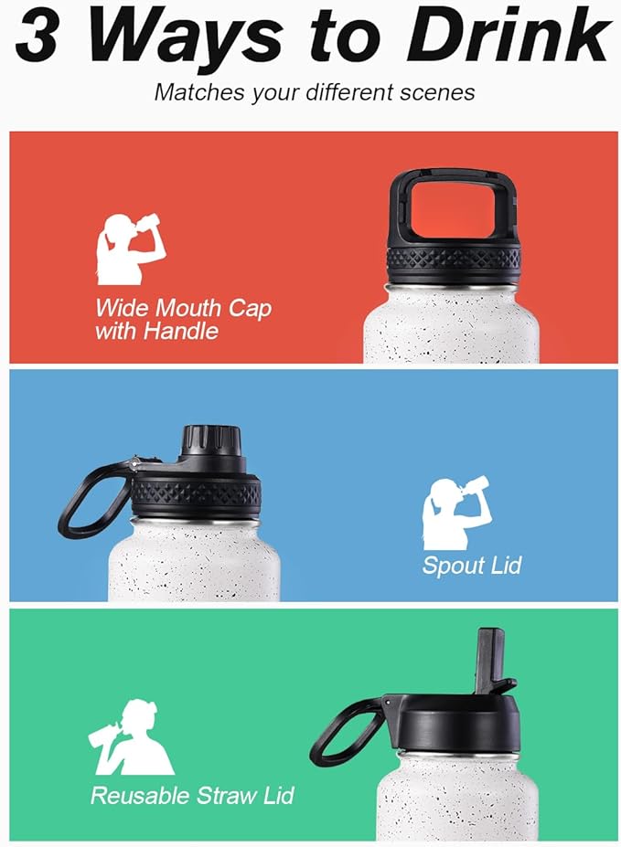 Coolflask Water Bottle 40 oz Insulated - Image 5