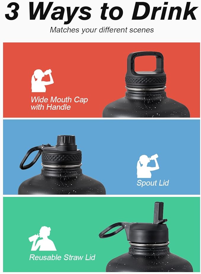 Coolflask 128 oz Gallon Water Bottle Insulated - Image 5