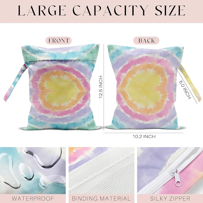 4 Pcs Wet Bag, Wet Dry Bag, Waterproof Bag, Beach Bag, Wet Bag - Image 2