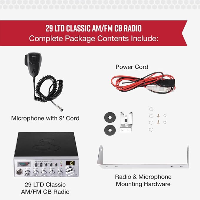 Cobra 29 LTD Classic AM/FM Professional CB Radio - Image 6