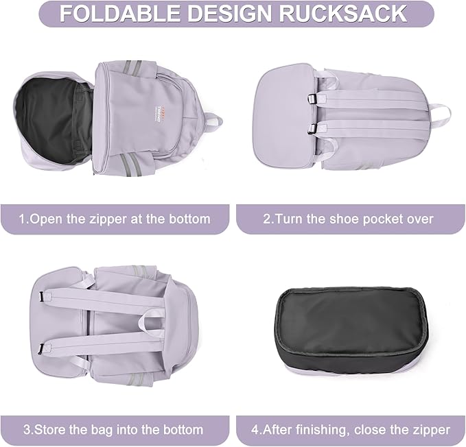 coofay Gym Backpack For Women Waterproof Backpack - Image 7