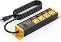 CCCEI Heavy Duty Surge Protector Power Strip 20 Amp Individual Switches. 10FT by CCCEI