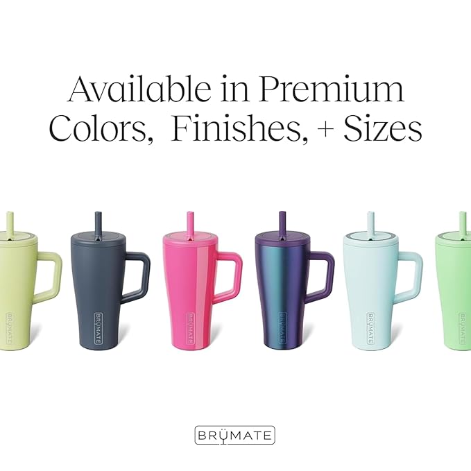 BrüMate Era 20 oz Tumbler with Handle & Straw | 100% Leakproof Insulated Water - Image 3