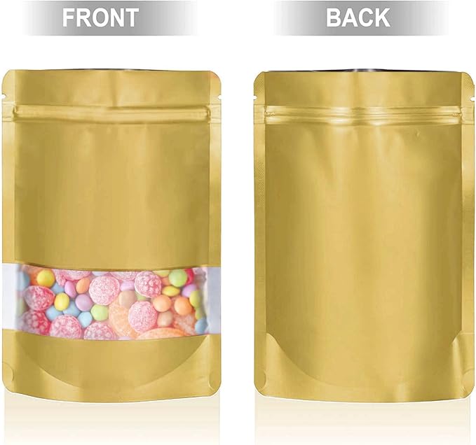 5.5"x7.8" 120pcs Mylar Bags for Food Storage, Smell Proof Bag - Image 4