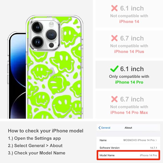 MOSNOVO Case for iPhone 14 Pro - Image 2