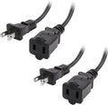 3 Ft Extension Cord, US Male/Female Power Cable by Yeatel