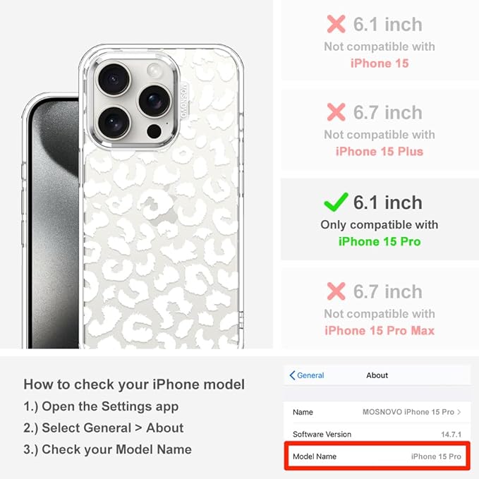MOSNOVO Case for iPhone 15 Pro - Image 2