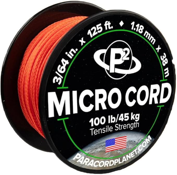 Paracord Planet Micro Paracord – Thin Braided Cord by ParacordPlanet