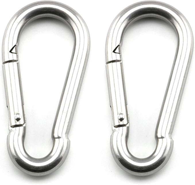 heyous 2 Set M8 Suspension Ceiling Wall Mount U Hook Anchor Hanger Stainless - Image 3