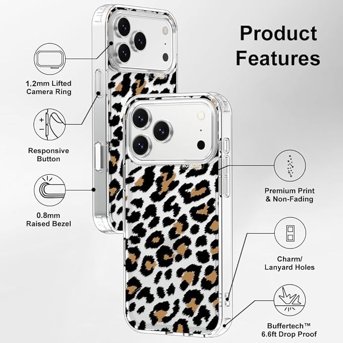 MOSNOVO for iPhone 17 Pro Max Case | Military Grade 6.6ft Drop Tested | Camera - Image 7