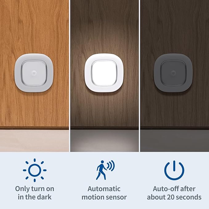 WhitePoplar Closet Light, Battery Operated Ceiling Motion Sensor LED Light - Image 2