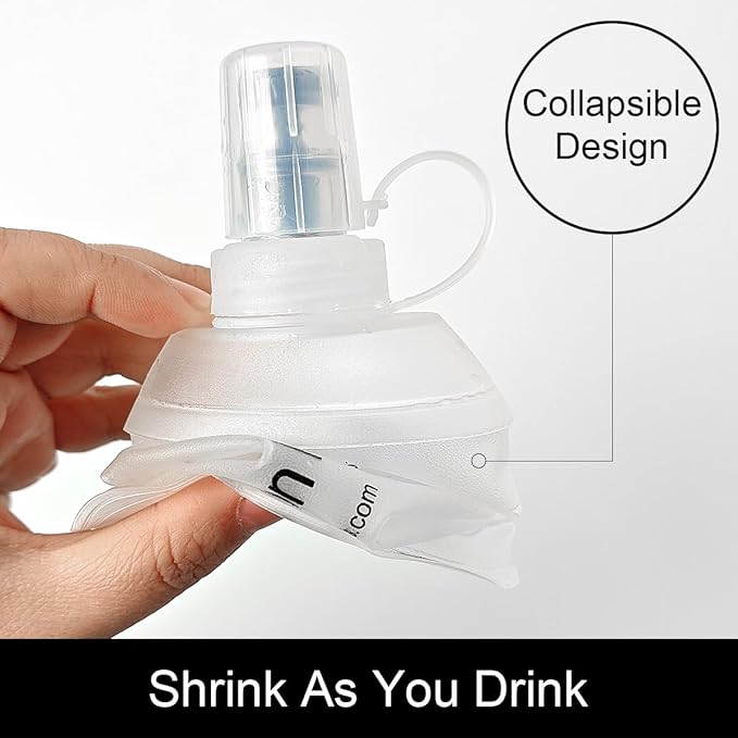 WILDREEDS 150ml Soft Flask, TPU Collapsible Soft Water Bottle - Image 4