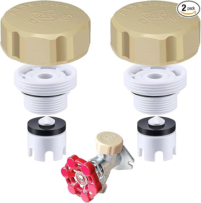 2 Pack ASSE 1019-A Vacuum Breaker Replacement Kit, Outdoor Faucet Repair Kit by KISYONGUS