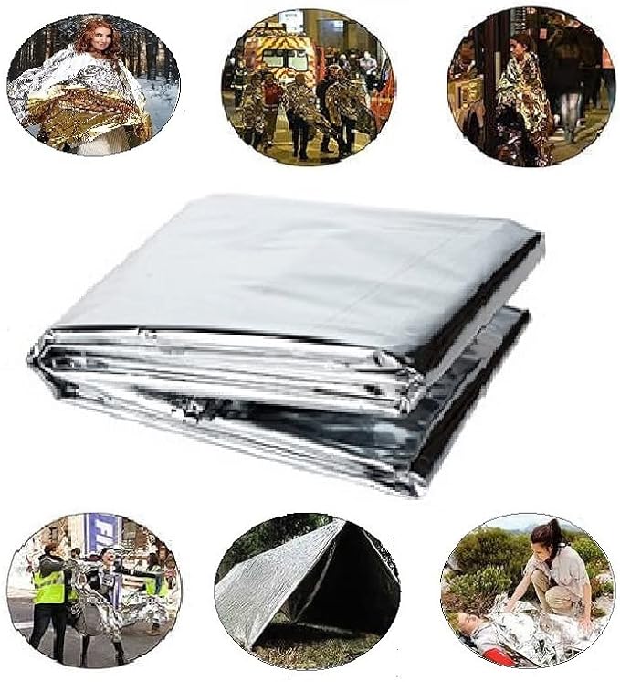 GALAXYLENSE Emergency Mylar Thermal Blanket - Image 2