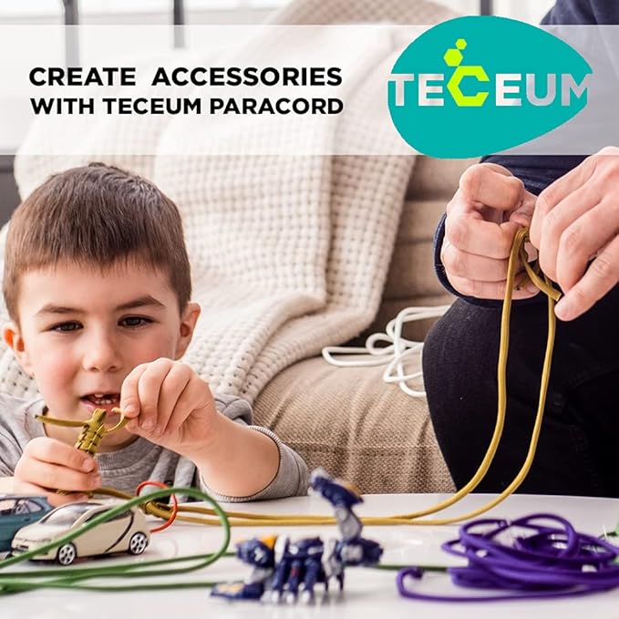 TECEUM 5/32" Paracord Rope 1000 – 1000ft / 200ft / 100ft / 50ft – Tactical - Image 7