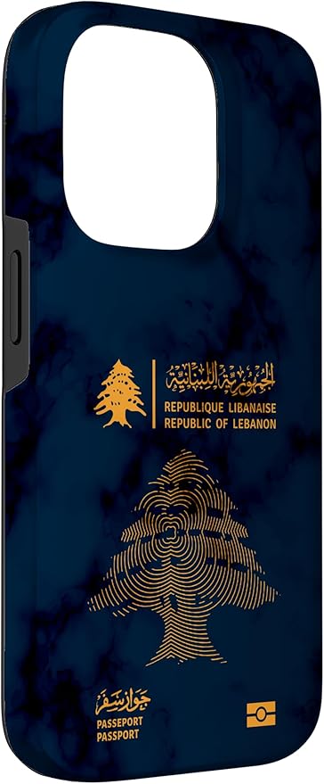 Lebanon, Lebanon Passport, Lebanon Flag, Lebanon map. Case - Image 3