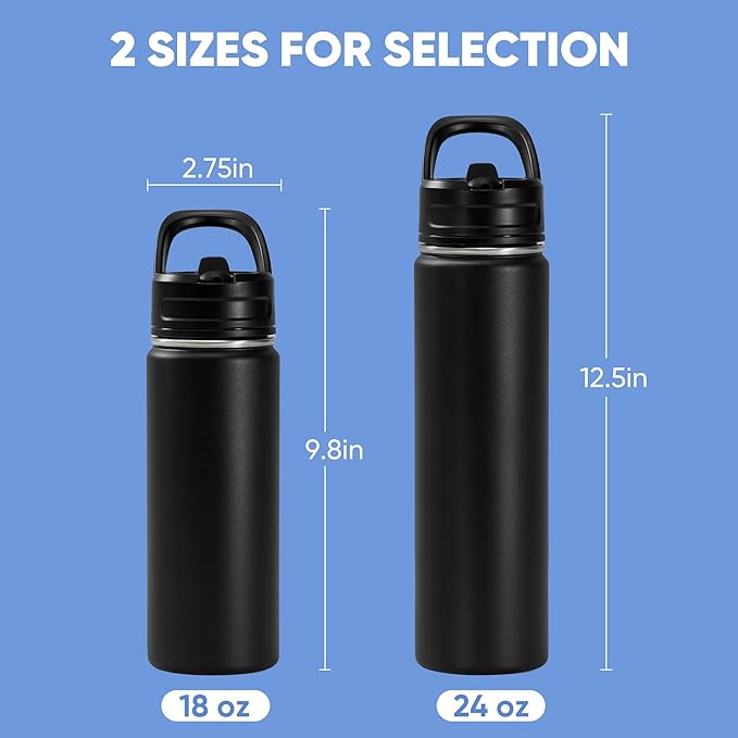 Fijinhom 24oz Insulated Stainless Steel Water Bottle - Image 2