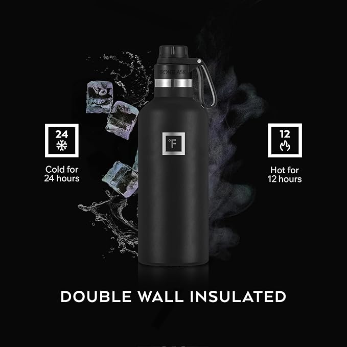 IRON °FLASK Camping & Hiking Hydration Flask - 32 oz Sky - Image 4