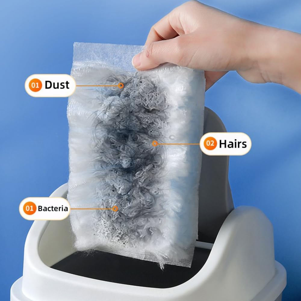 30 Pack Duster Refills Compatible with Swiffer Duster, Heavy Duty Multi Surface Duster Replacement with 1 Extra Handle for Cleaning Furniture, Blinds, Ceiling Fans and Car