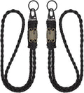 2pcs Heavy Duty Braided Paracord Lanyard Keychains by VNVETYTO