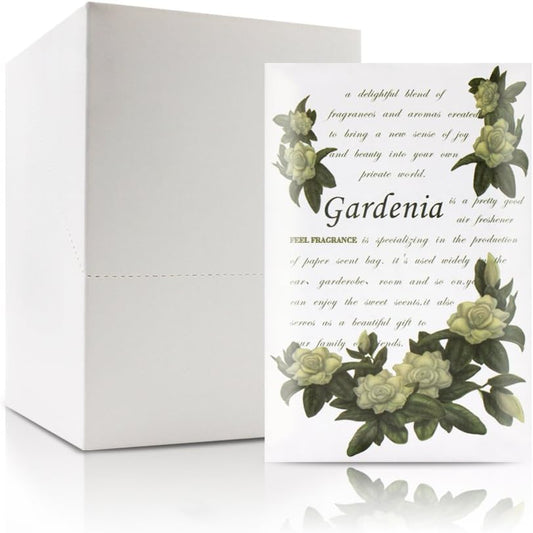 Scented Sachet for Drawers and Closets - Sachet Bags, Lot of 12 (Gardenia)