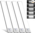 16inch Under Cabinet Lighting, 4 Pack Rechargeable Motion Sensor Light Indoor by AVEVA