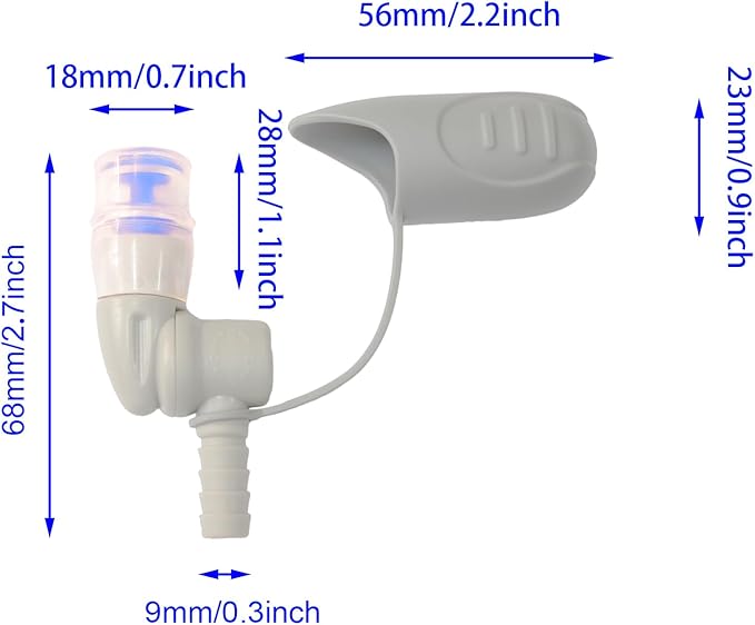 Hydration Bladder Bite Valve Replacement Mouthpiece Fit - Image 2