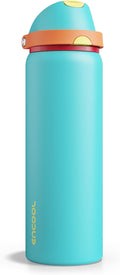 Insulated Water Bottle with Straw by ENCOOL