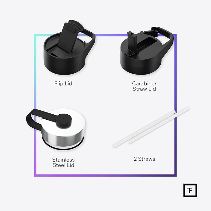 IRON °FLASK Camping & Hiking Hydration Flask - 22 oz Day & Night - Image 3