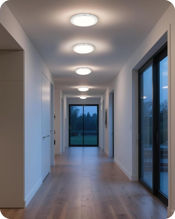 4 Pack Rechargeable Motion Sensor Ceiling Lights - Image 8