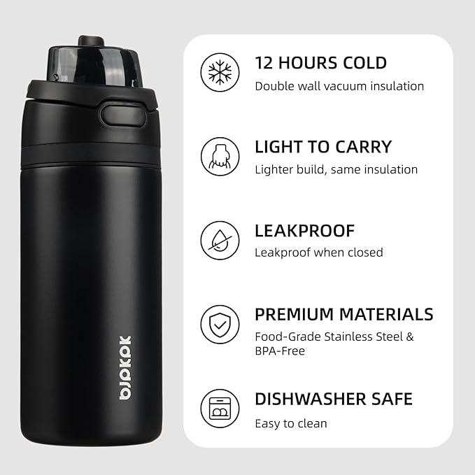 BJPKPK 17oz Insulated Water Bottle - Image 3